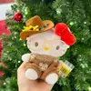 Nuevo Llavero de Peluche Original Hello Kitty DIY Grande "Camarón" Muñeca Linda Colgante para Bolsa