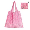 Bolsa de Compras Plegable, Nueva de Gran Capacidad, Bolsa Plegable Ecológica en Stock, Bolsa de Tote de Almacenamiento Plegable Portátil Impresa Creativa