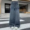 Jeans Holgados con Estilo para Niñas para Primavera y Otoño 2026 Nuevos Versátiles Estampado de Dibujos Animados Atuendo de Otoño Pantalones Casuales Trendy para Niños