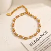 Pulsera de Conchas de Nácar Natural con Perlas Estilo Versátil para Vacaciones en la Costa Pulsera de Moda Tendencia para Mujeres