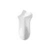 Calcetines para Hombre, Color Sólido, Anti-Olor, Estilo de Negocios, Calcetines de Longitud Media para Cuatro Estaciones, Transpirables, Absorbentes del Sudor, Calcetines Deportivos, Calcetines Cortos Negros y Blancos para Hombre
