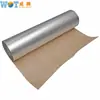 Tela de lámina de aluminio ignífuga aislamiento de techo capa impermeable chapa de tubería tela especial de fibra de vidrio con lámina de aluminio