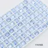 Taladro de uñas Dongzhou a través del fondo del taladro puntiagudo de caramelo de roca super brillante hielo a través de la joyería de uñas primavera y verano nuevo taladro pegajoso para uñas