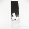 Calcetines de expresión emoji cara sonriente comercio exterior gato solo estampado animal calcetines de impresión digital 3D de doble cara calcetines de tubo AliExpress