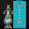 Jingdezhen e Qi Shengcai Esmalte Coleção Pessoal Cerâmica Tanque de Armazenamento de Vinho com Caixa de Presente Pacote de 2,5kg Privado