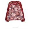 Fábrica Direct lote outono e inverno curto slim-fit mulheres lavado jaqueta de couro PU acolchoado quente slim-fit jaqueta de couro lapela