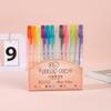 Caneta de Gel 3D Estéreo Shangcheng, Caneta Estéreo de Alto Valor para Nail Art, Marca-texto para Desenho em Diários, Caneta Marcadora Colorida