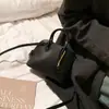 Bolsa Concha de Pele de Ovelha 2026 Nova Nicho High-End Bolsa de Bowling Bolsa de Mão de Couro Genuíno Mini Bolsa de Ombro Transversal para Mulheres
