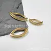 Clavo de Ombligo de Titanio F136 Botón de Ombligo de Diamante Liso Joyería para Piercing Corporal de Aleación de Titanio G23 Hebilla de Venta Caliente Transfronteriza