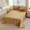 Sábana de una pieza engrosada de sarga, sábanas lijadas, dormitorio de estudiante, cama individual, funda nórdica doble sencilla de estilo nórdico para las cuatro estaciones