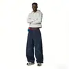 Comercio Exterior Transfronterizo Pantalones Casuales para Hombre Europeos y Americanos Estilo Deportivo para Exteriores Líneas de Bloques de Color Pantalones Rectos Sueltos Caídos Curvos para Hombre