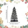 Nuevos adornos de madera navideños transfronterizos con pintura de lunares, decoración de mesa para árbol de Navidad para un ambiente festivo en la sala de estar
