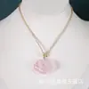 Fabricante de Colgante Ruyi Nube Cerradura de Piedra Ojo de Gato, Colgante Cerradura de Paz Transparente Hielo para Hombres y Mujeres, Colgante de Jade con Forma de Durazno para Transmisión en Vivo