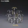 Suporte de Exibição Acrílico Multi-Camadas Redondo Figura Caixa Surpresa Suporte de Exibição Suporte de Exibição de Cosméticos Placa Acrílica Transparente