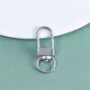Fivela de porta em forma de U pintada em cores de doce, fecho lagosta de liga de zinco, fivela de cachorro, chaveiro, acessório DIY para bonecas, fivela de bolsa