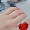 Anillo Geométrico Dongdaemun de Corea del Sur Casual Color Conservación Moda Temperamento Personalidad Lujo Ligero Nicho Dedo Índice Anillo Exquisito para Mujeres