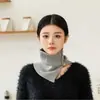 Bufanda de Cuello Falso con Botones de Punto para Mujer Primavera Otoño Invierno Decoración de Suéter Cuello Falso Versátil para Suéter