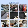Fabricante Atacado Aliexpress Cross-Border Capa de Volante Costurada à Mão em Couro Genuíno Capa de Manopla em Couro Microfibra Universal para Todas as Estações Modificação de Carro