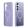 Funda magnética para teléfono adecuada para Samsung S25Ultra S26Fe, funda protectora simple translúcida esmerilada tipo piel, venta al por mayor