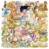 Colección Pegatinas transparentes de PET multiestilo, un juego completo de lindas pegatinas decorativas retro artísticas de dibujos animados para DIY, al por mayor
