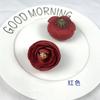 Simulación flor de ciruelo de té grande Capullo de té vintage Capullo de rosa diy con flor flor de muñeca ramillete caja de regalo arreglo floral