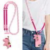 Lanyard Estilo Teléfono de Muñeca Mazhaochenggong Cuerda Trenzada Fashion Muñeco de Dibujos Animados Cadena para Teléfono Antiperdida Antirrobo Trendy