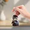 Mochila para Perro Colgante para Coche Perro 2D Acrílico al por Mayor Llavero Pequeño Colgante Transfronterizo Creativo Dibujos Animados Teddy Fabricante