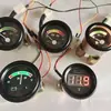 Kit de Modificación de Voltímetro Indicador Redondo Electrónico de 12V24V para Voltaje, Inductancia, Temperatura del Agua, Aceite del Motor, Nivel de Aceite, Combustible Envío Gratis