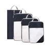 Bolsa de almacenamiento de compresión para viaje en casa, gran oferta de Amazon, cuatro piezas, para equipaje, ropa