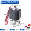 Válvula de Agua de Acero Inoxidable 304 220V Válvula Electromagnética Válvula de Tubería de Control Eléctrico Válvula de Agua Normalmente Cerrada Válvula de Aceite