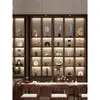 Nuevos Adornos Chinos de Lujo Ligero de Gama Alta Muebles Blandos para el Hogar Sala de Estar Oficina Sala de Té Vitrina Estantería Artículos Decorativos
