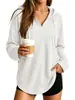 Otoño e Invierno 2026 Nuevo Transfronterizo Europeo y Americano Comercio Exterior Amazon Sudadera Holgada de Gofre Sudadera con Capucha Ropa para Mujer