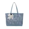 Bolso de Mujer, Gama Alta, Bolso Estampado de Lujo Ligero para el Trabajo, Bolso de Viaje Versátil, Gran Capacidad, Bolso Tote Estilo Perezoso