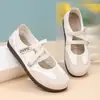 Zapatos Mary Jane Estilo Ballet Retro para Mujer 2026 Nuevos Zapatos Planos de Velcro Individuales Versátiles Casuales Deportivos Zapatos de Entrenamiento Alemanes