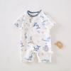 Mameluco de bebé de fibra de bambú ropa de escalada de gasa ropa de bebé sensación fresca verano algodón de bambú ropa para aire acondicionado pijama