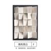 Pintura Colgante Combinación Abstracta Blanco y Negro para Sala de Estar Pintura de Arte Moderno Mural Estéreo para Pared de Fondo Decoración de Pared para Restaurante