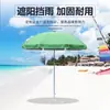 Sombrilla Redonda Retráctil Grande, Parasol para Exteriores, Sombrilla para Puesto Comercial, Sombrilla Publicitaria de Protección Solar, Sombrilla de Jardín, Sombrilla de Playa