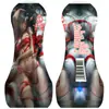 Jiuai Taza de Avión para Hombres Soporte de Pistola Dispositivo Manual de Masturbación para Hombres Juguete Sexual Ejercitador de Pene Herramienta Sexual