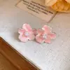 Brincos Pingente Flor Pérola Gota de Óleo Agulha de Prata, Brincos Estilo Fofo Fresco e Doce, Brincos de Luxo Leve de Alta Qualidade Atacado
