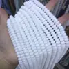 Cuentas de ábaco sueltas de 5 x 8 mm, cuentas de rueda espaciadoras de piedra natural de ágata ojo de tigre de Amazon, joyería de cuentas para bricolaje