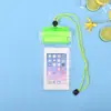70% de desconto Bolsa Impermeável Transparente para Celular em Estoque com Fecho de Velcro, Compatível com Tela Sensível ao Toque, Adequada para Rafting e Natação, Bolsa à Prova d'Água e de Poeira, Personalizável