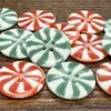 Botões de Resina Coloridos tipo Doce com Quatro Furos de 20mm para Crianças Doces Pirulitos Coloridos Artesanais DIY Botões Redondos Decorativos