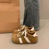 Zapatos de Entrenamiento Retro Rojos Alemanes Populares para Mujer 2026 Nuevos Zapatos de Primavera para Estudiantes Femeninas Tenis Planos Casuales