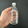 Venta caliente Qiyi extracto frío gotas de hielo mismo estilo de网红 botella para té de leche 500 ml botella para jugo frasco sellado de vidrio para agua mineral