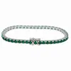 Em Estoque Pulseira Tennis Colorida Livro Vermelho Item Quente Atacado Joia de Mão Feminina Luxo Leve Toque de Alto Padrão Empilhável Versátil Corrente Tennis