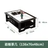 Cama Luohan, Madeira Maciça, Sofá-Cama Estilo Chinês Novo, Conjunto de Mesa de Chá e Cadeiras de Uso Duplo, Cama Deslizante, Sala de Estar de Apartamento Pequeno, Cama Estilo Zen
