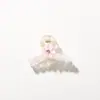 Presilha de Cabelo Pequena Modelo Novo Transfronteiriço 4cm, Presilha de Cabelo Elegante Pequena Estilo Chanel para Mulheres, Mini Presilha de Cabelo Estilo Ins, Mini Presilha de Garra Acessório de Cabelo