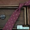 Corbata Ropa Formal para Hombre Estilo Coreano Británico Negocios Retro Estilo Europeo y Americano Borgoña Novio y Padrino Boda 8cm Estilo Hecho a Mano