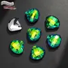 Color Super Flash Agujero Único Concha Paraguas Agujero para Colgar Vidrio Cuentas de Cristal Hecho a Mano DIY Collar Pulsera Joyería Colgante