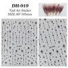 Adesivos para Unhas Linha Starburst em Estoque Adesivo Plano Versátil Corrente Estrela Adesivos de Unha DIY Estilo Dh